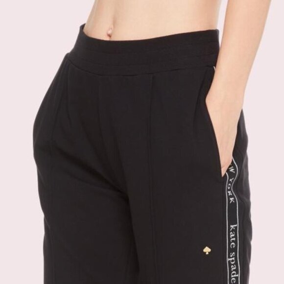 NWT Kate Spade “Heart It” logo ruffle sweatshirt & sweatpants athletic wear set - Picture 5 of 14